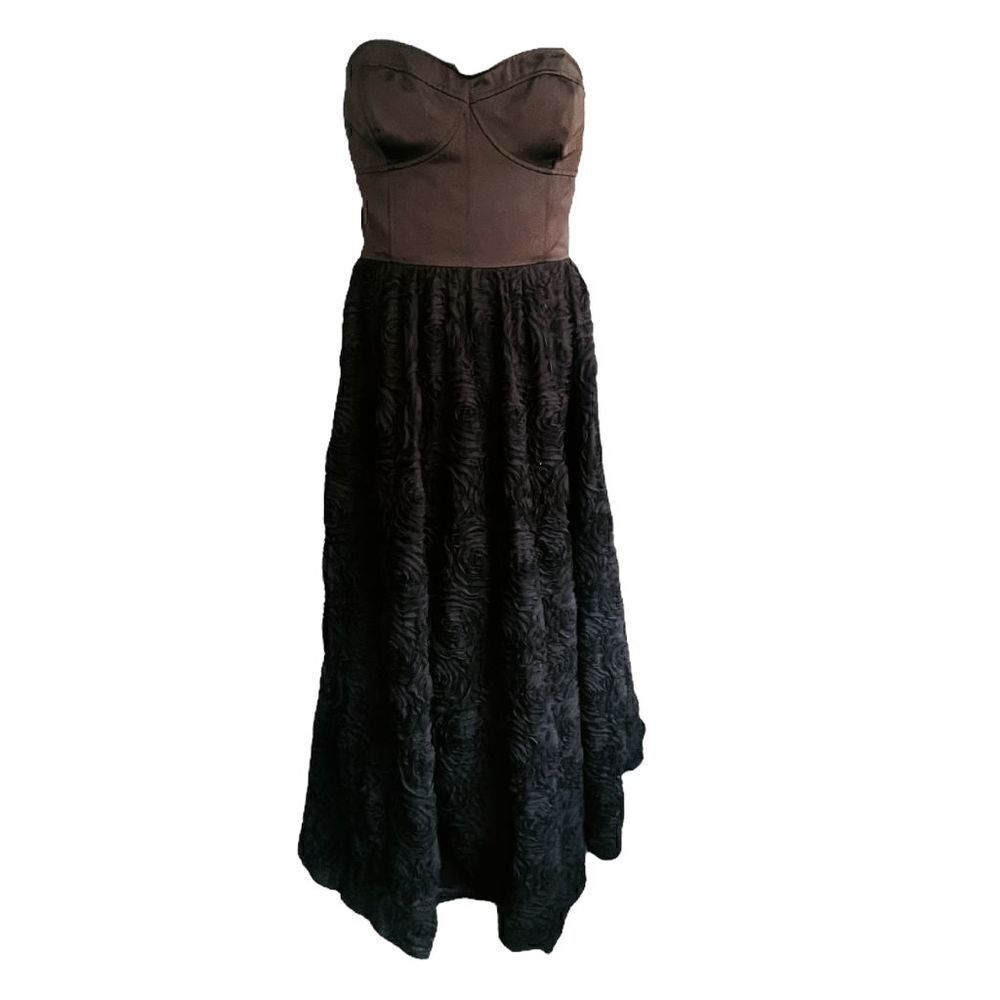 Adrianna Papell Black Princess Ball Gown Evening Gown Dress Size US Womens 14 EU